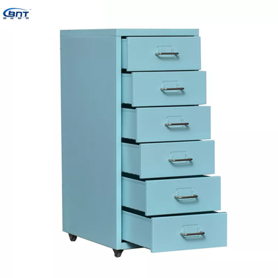 Steel Vertical File Cabinet 6 Drawer Steel Document Storage Under The Desk