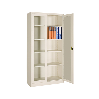 Lockable Adjustable Shelf Steel Cupboard 900x 400 X 1850 Mm