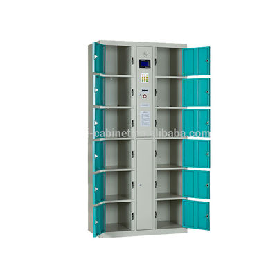24 Doors Sturdy Hotel Supermarket 0.5mm Metal Lockers