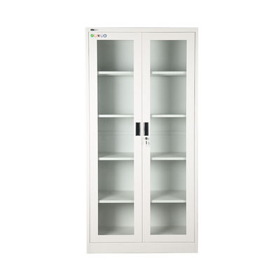 School Used Glass Door Filing Cabinet Metal Cabinet Locker