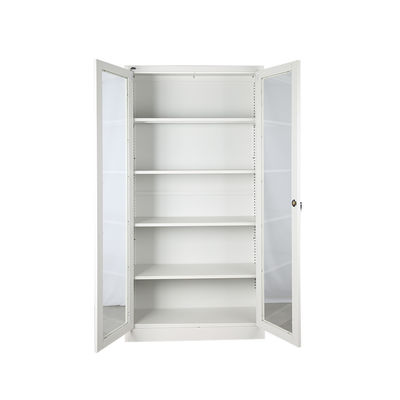 School Used Glass Door Filing Cabinet Metal Cabinet Locker
