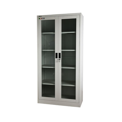 School Used Glass Door Filing Cabinet Metal Cabinet Locker