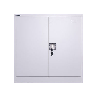 Metal Bedroom Clothes Storage Two Doors RAL Color Electrostatic Iron Cupboard
