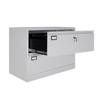 2 Wide Drawer Lateral Hanging File Cabinet Steel Office Furniture