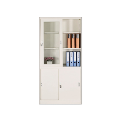 Metal Bookshelf Steel Storage Cabinet Cupboard Office Furniture