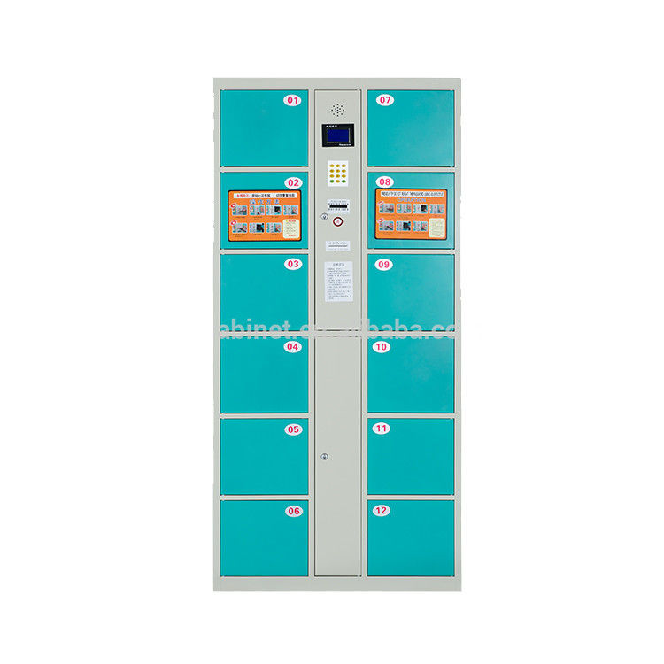 24 Doors Sturdy Hotel Supermarket 0.5mm Metal Lockers