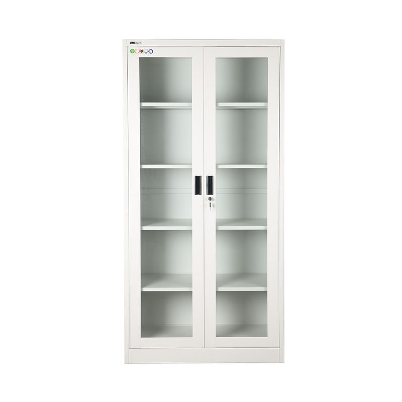 School Used Glass Door Filing Cabinet Metal Cabinet Locker